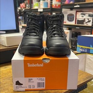 Timberland Men's Black Leather Boots